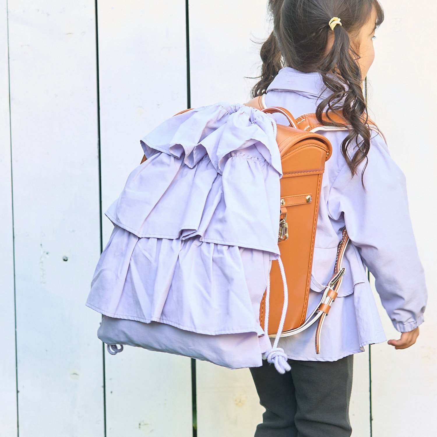 【スクール対応】【撥水・防汚・耐久・UV】フリルらくらくナップ