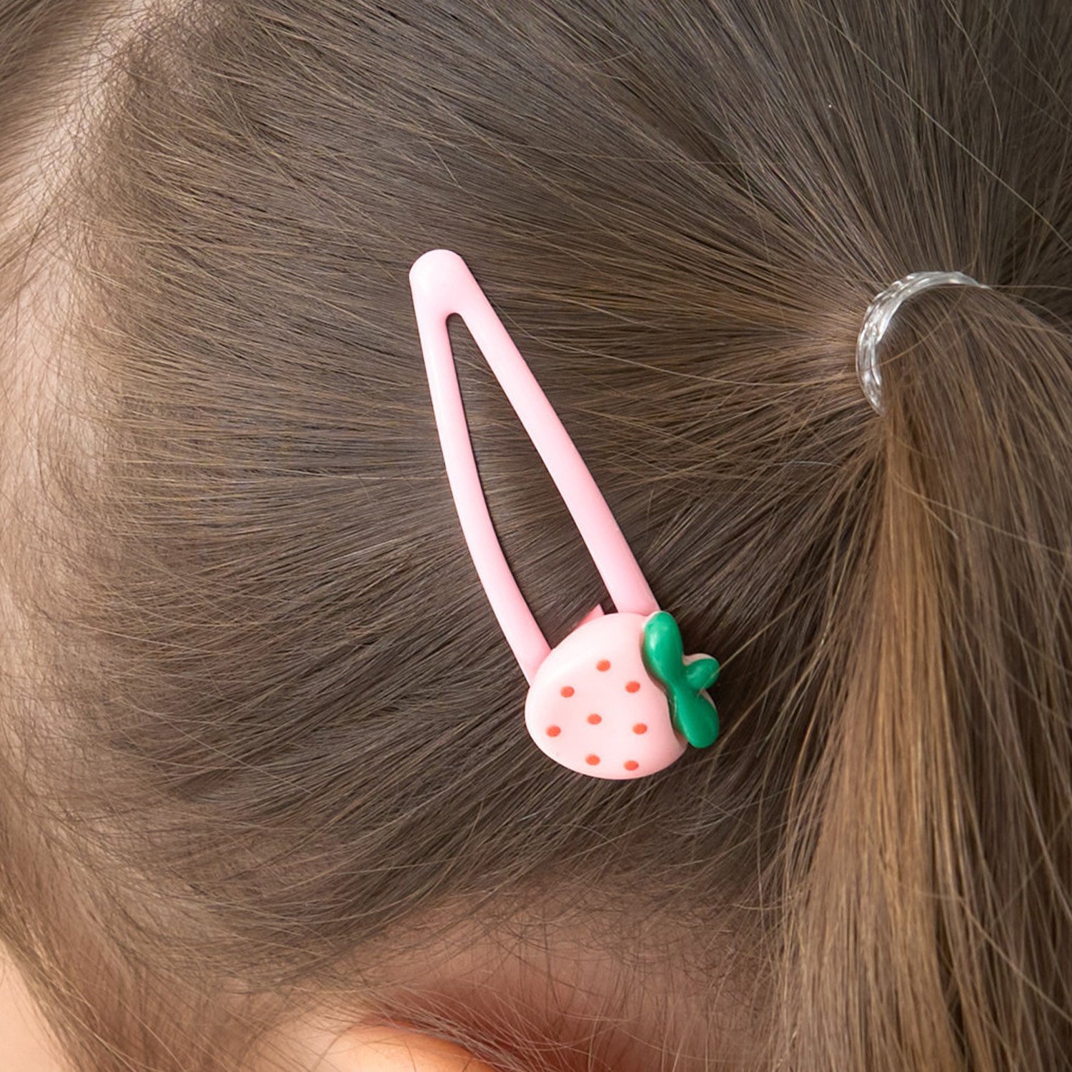 いちごヘアクリップ