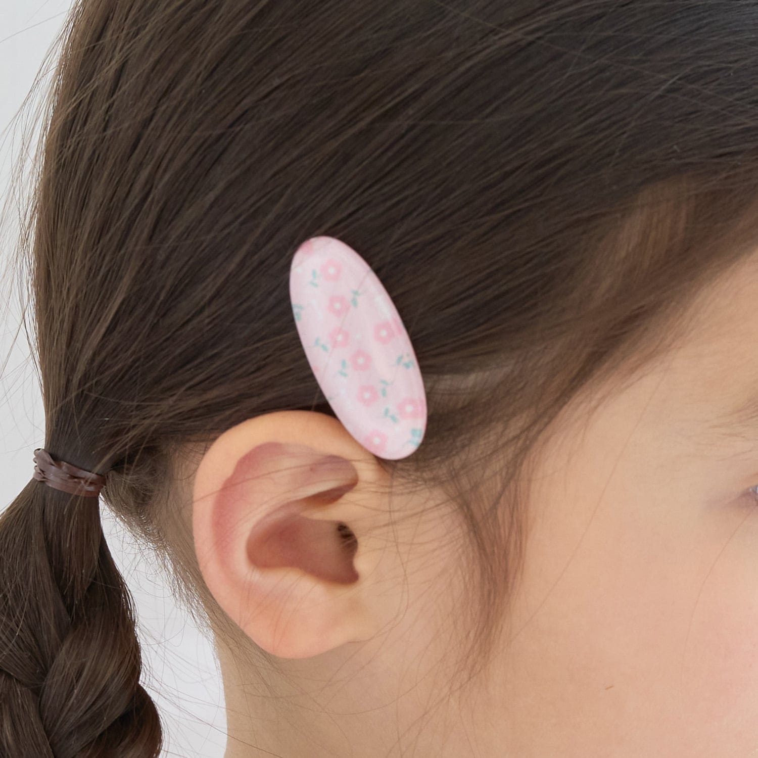 フラワー総柄ヘアクリップ(2コセット)