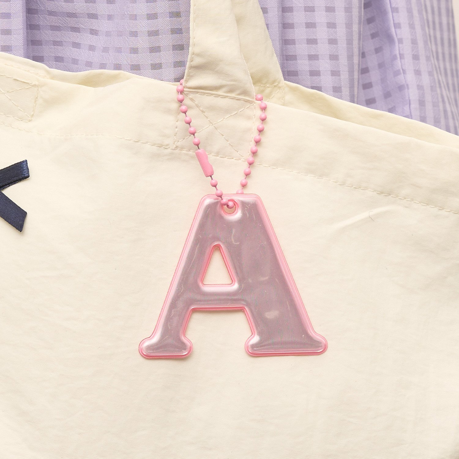 【通園通学】【安心】アルファベット反射チャーム