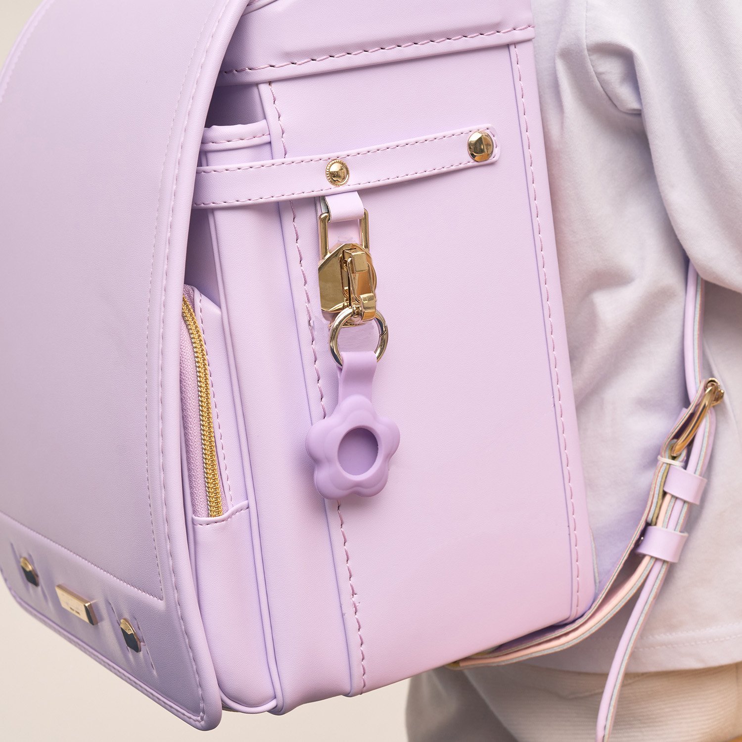 【通園通学】【安心】フラワースマートタグケースチャーム