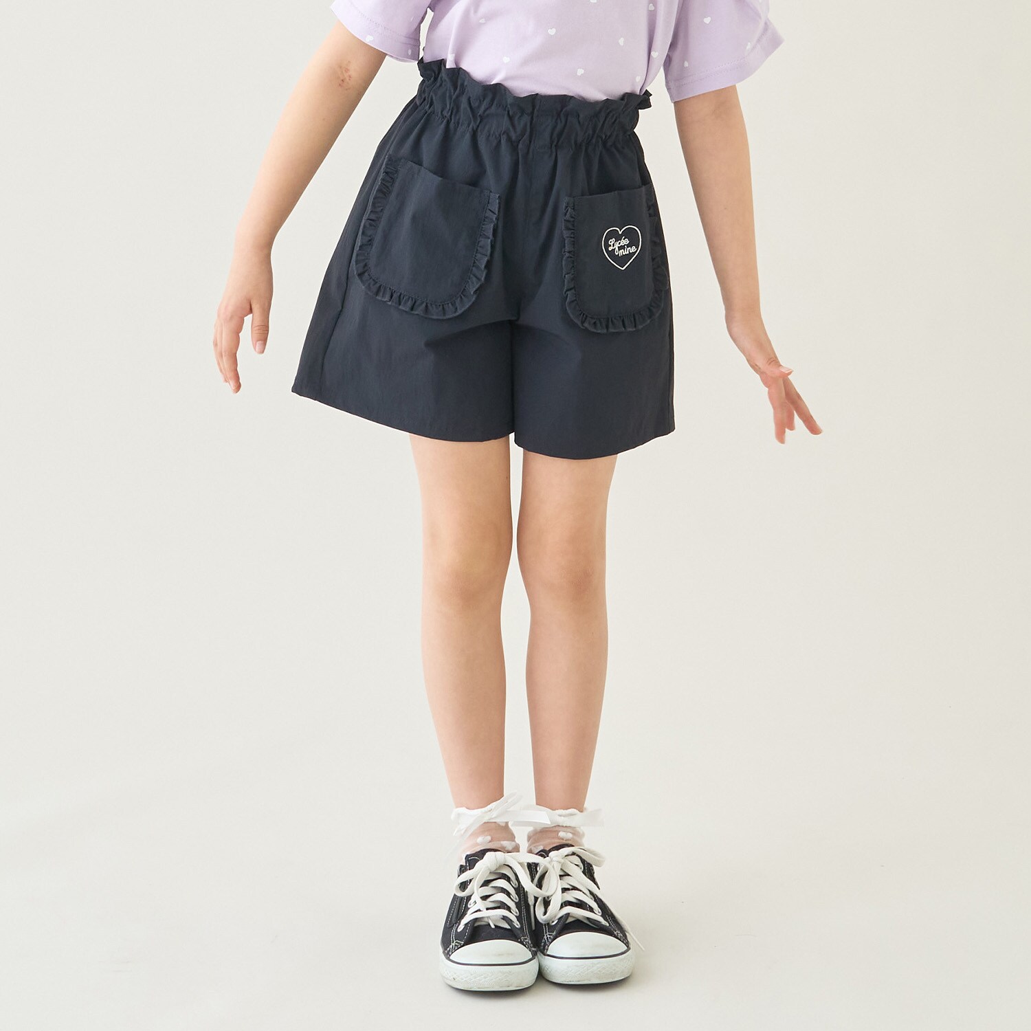 【スクール対応】【水陸両用】フリルポケット付きショートパンツ