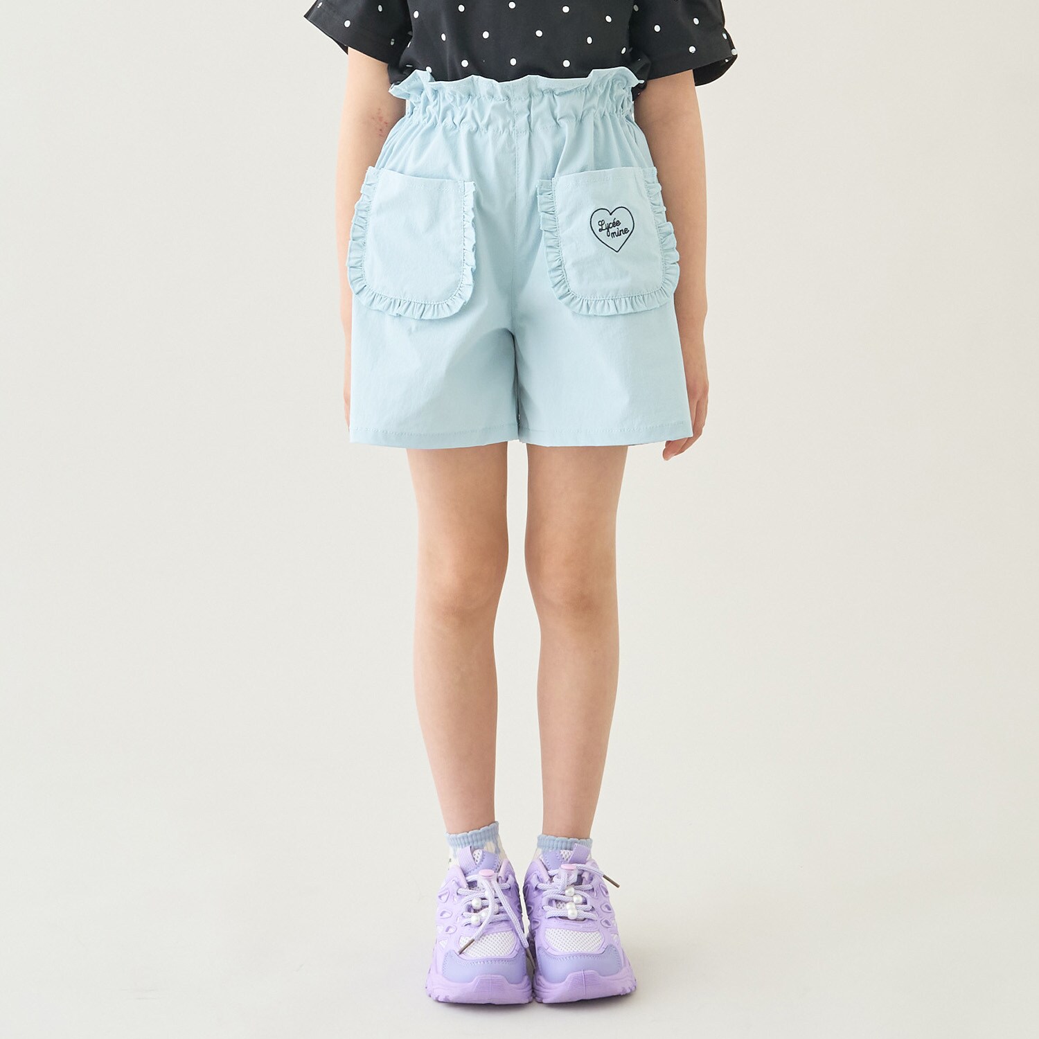 【スクール対応】【水陸両用】フリルポケット付きショートパンツ