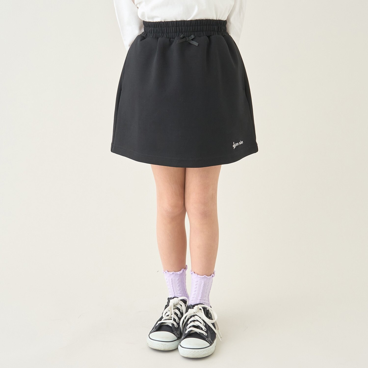 【スクール対応】【パフスウェット】スカート(インパン付)