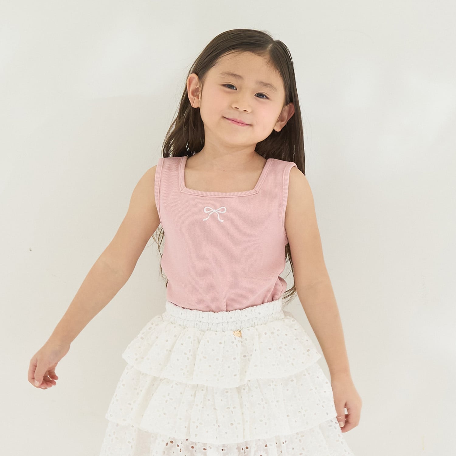 【どちらが前でもOK】デザインタンクトップ