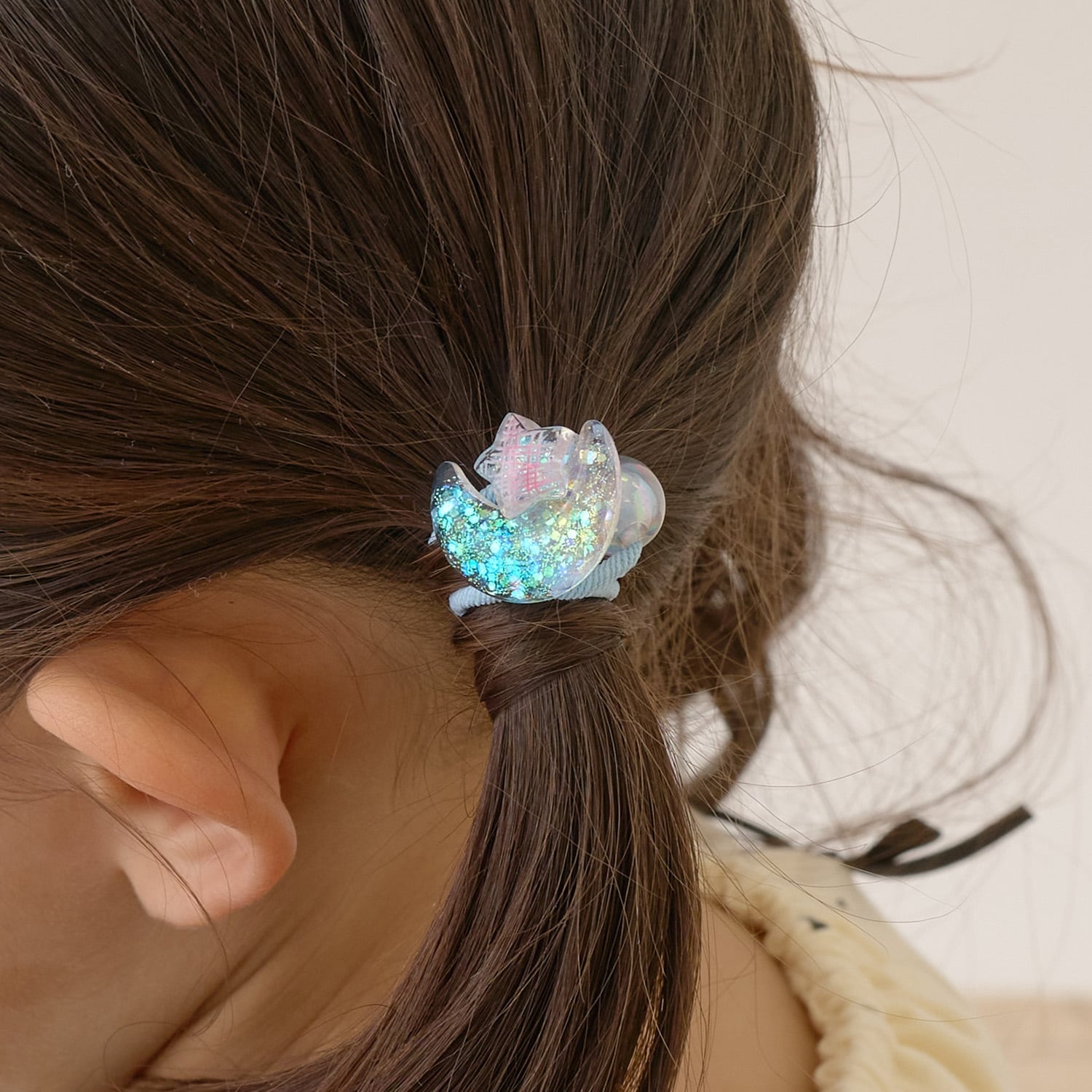 キラキラモチーフヘアゴム2コセット