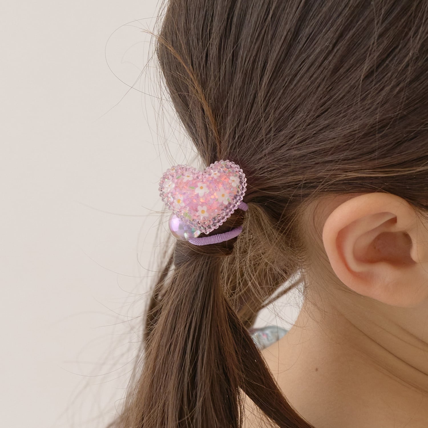 キラキラモチーフヘアゴム2コセット