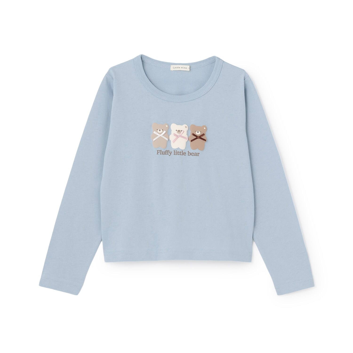 【綿100%】【ムテキT】【防汚/UV/速乾】ぷくぷくプリントとリボンTシャツ