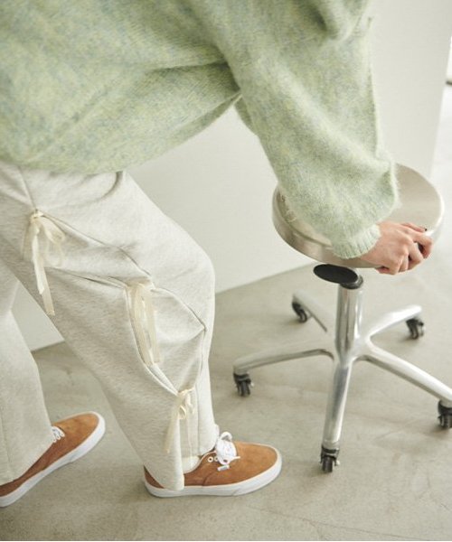 サイドリボンタックパンツ