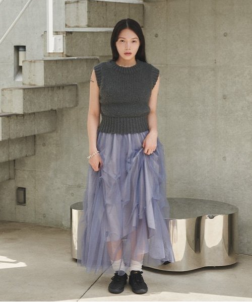 チュールボリュームスカート