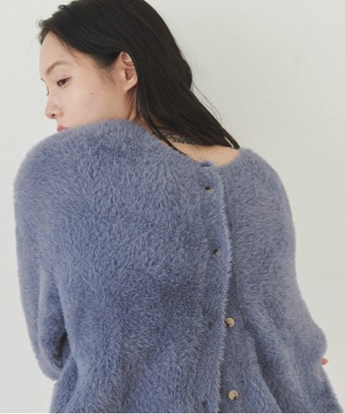 シャギーニュアンスカーディガン