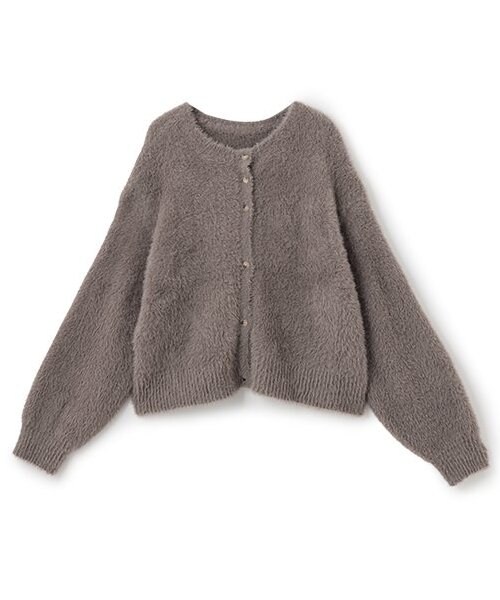 シャギーニュアンスカーディガン