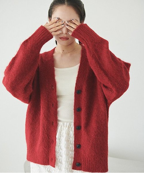 ニットカーディガン