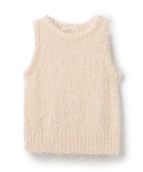 フリンジニットベスト