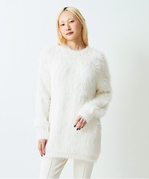 シャギーミニワンピース