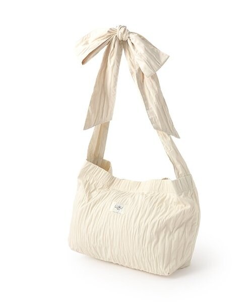 リボンショルダーバッグ