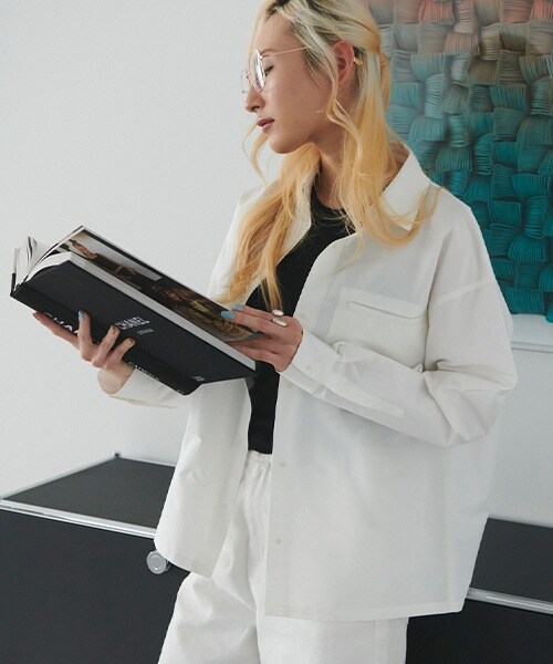 ナイロンオーバーシャツ