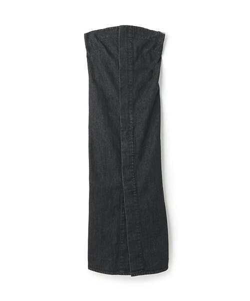 デニムビスチェワンピース