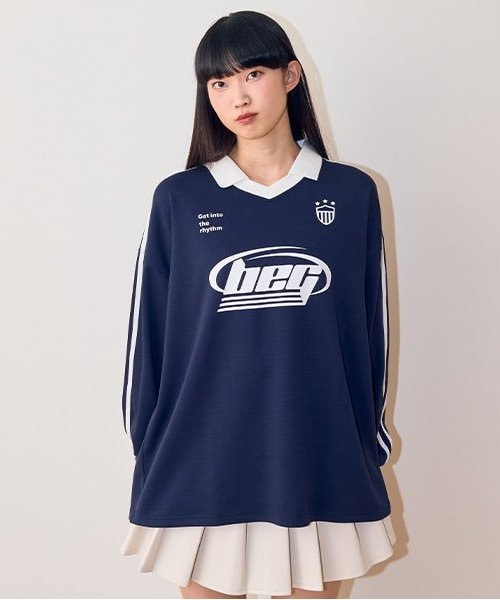 ゲームポロプルオーバー【韓国ファッション】