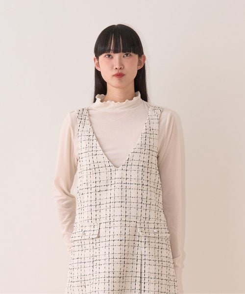 シアーベロアトップス【韓国ファッション】