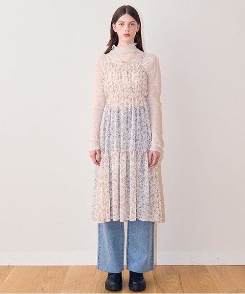 シアーワンピース【韓国ファッション】