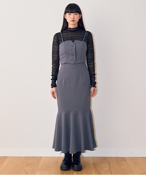 ビスチェセットアップ【韓国ファッション】