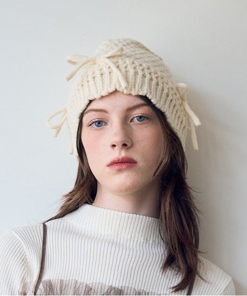 コードリボンチューリップハット【韓国ファッション】