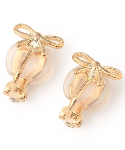 プチリボンイヤリング【韓国ファッション】