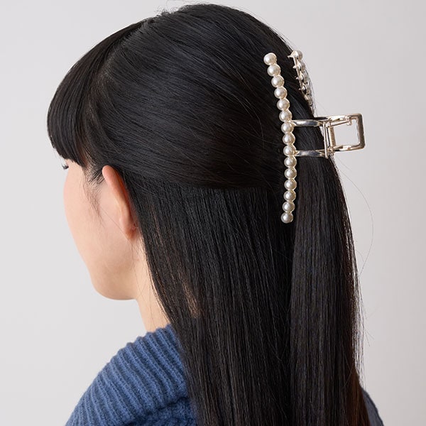 アソートパールバンスクリップ【韓国ファッション】