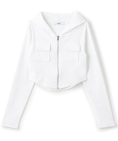 切替コンパクトパーカ【韓国ファッション】