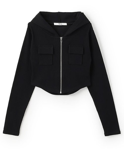 切替コンパクトパーカ【韓国ファッション】