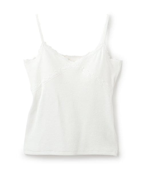 クロスレースキャミ【韓国ファッション】