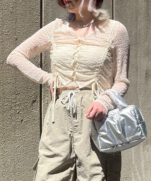 レースカーデアンサンブル【韓国ファッション】