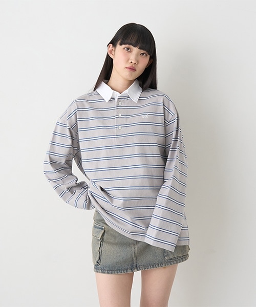 ラガーシャツ【韓国ファッション】