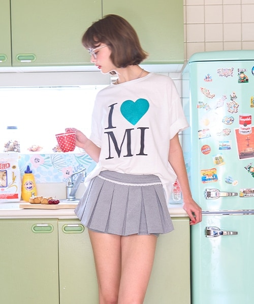 ロゴ半袖Tシャツ【韓国ファッション】