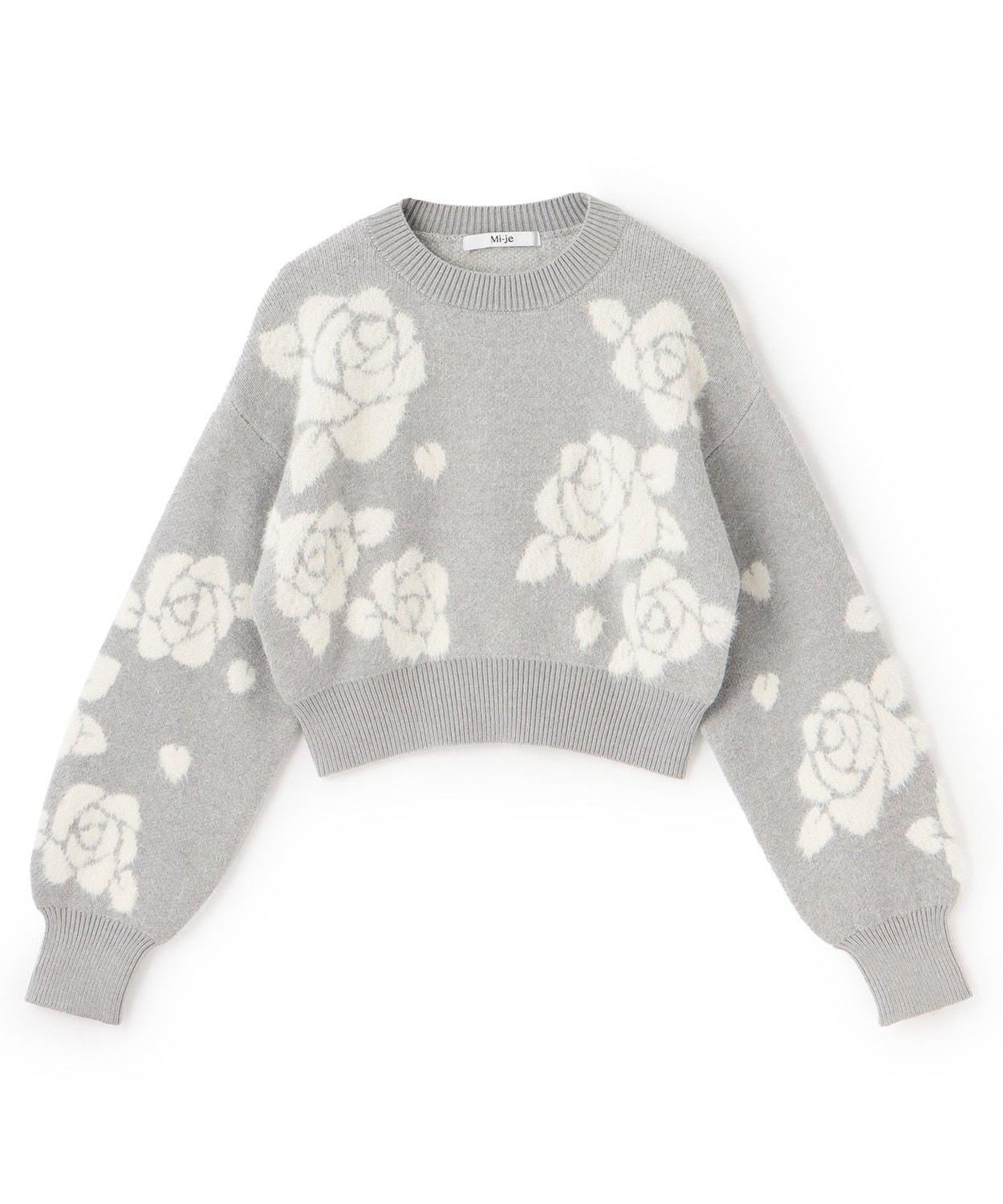 ローズシャギーニット【韓国ファッション】