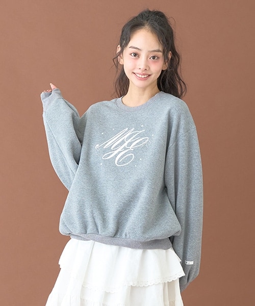 ニュアンスロゴトレーナー【韓国ファッション】 | Mi-je（ミジェ）