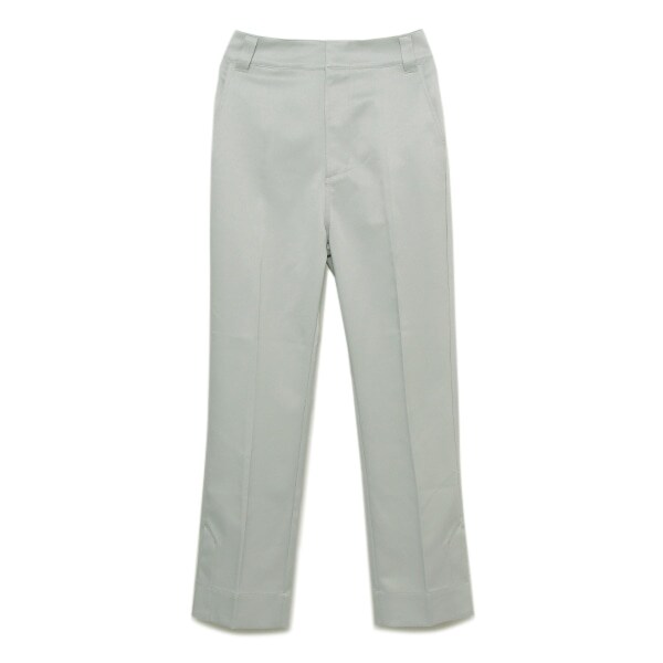 センタープレスカラーパンツ