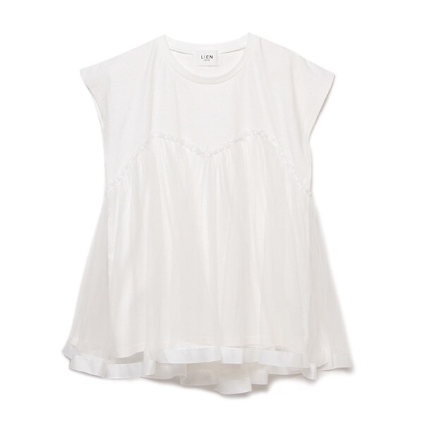 チュールドッキングTシャツ