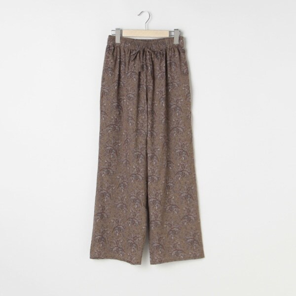 ペイズリー柄イージーパンツ