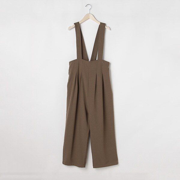 ハイウエストタックサロペット