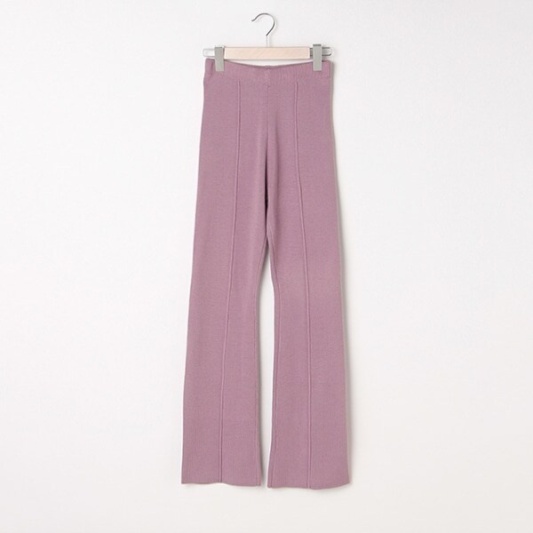 バックスリットニットパンツ