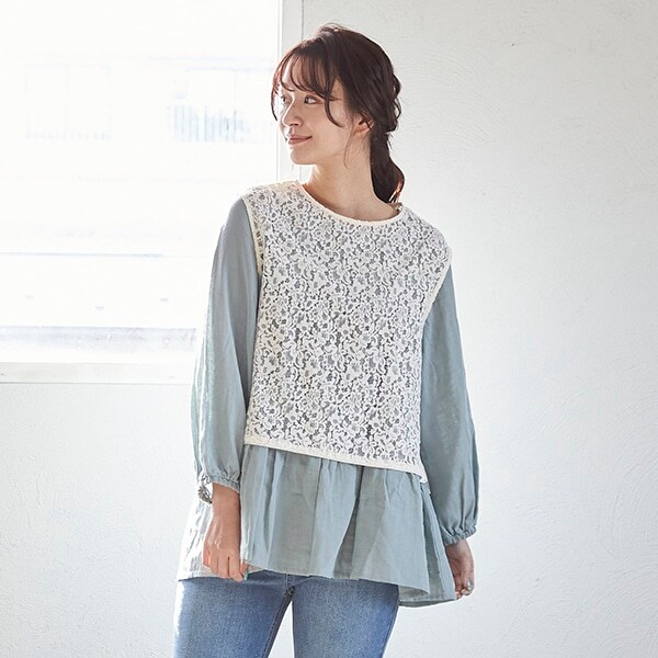 【リンク】レースベスト&ブラウスSET