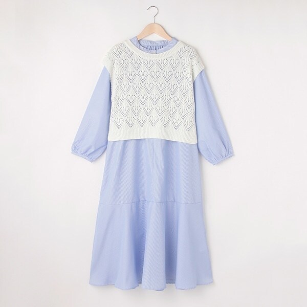 【リンク】ベスト＆シャツワンピース