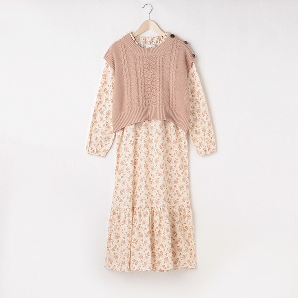 【リンク】花柄ワンピースベストセット