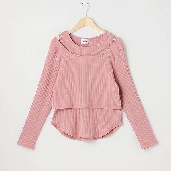 【リンク】肩スリットトップス