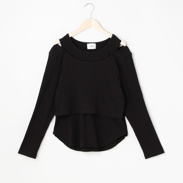 【リンク】肩スリットトップス