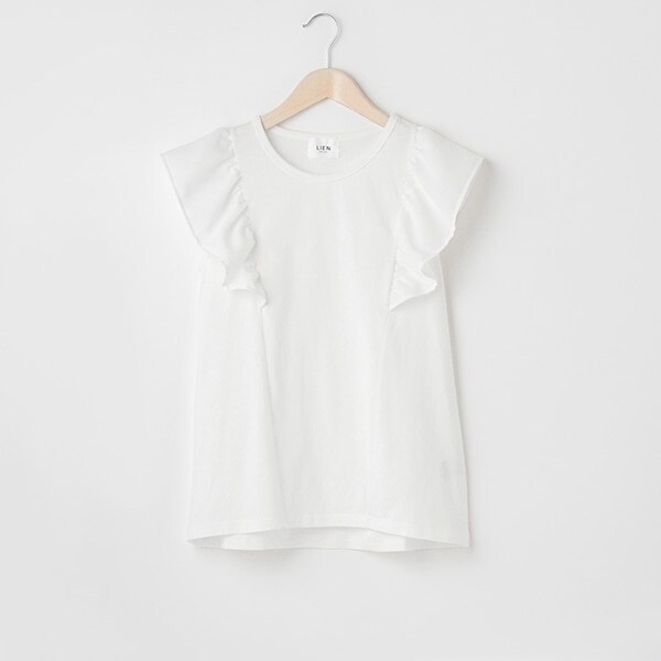 【リンク/接触冷感】袖チュールTシャツ