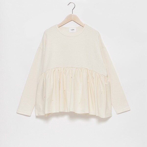 【リンク】パールドットドッキング長T(レディース)