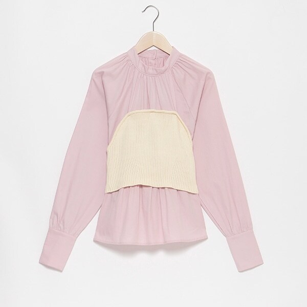 【リンク】ニットビスチェブラウス(レディース)